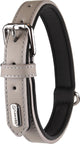 Flamingo binti avec néoprène - collier chiens - collier binti gris xxl 52-62cm 30mm - 1pc - 123384 - 1pc