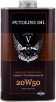 Putoline véritable v-twin 20w50 huile 4t bidon de 1 litre