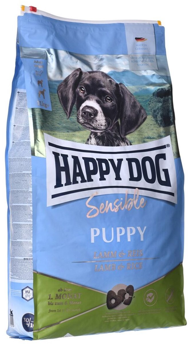 Happy dog – nourriture sensible pour chiot, chiot, junior, agneau, 10 kg