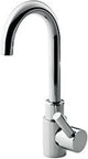 Robinet de toilette Plieger pico - un bouton - robinet en laiton - robinet de toilette froide - bec haut - chrome