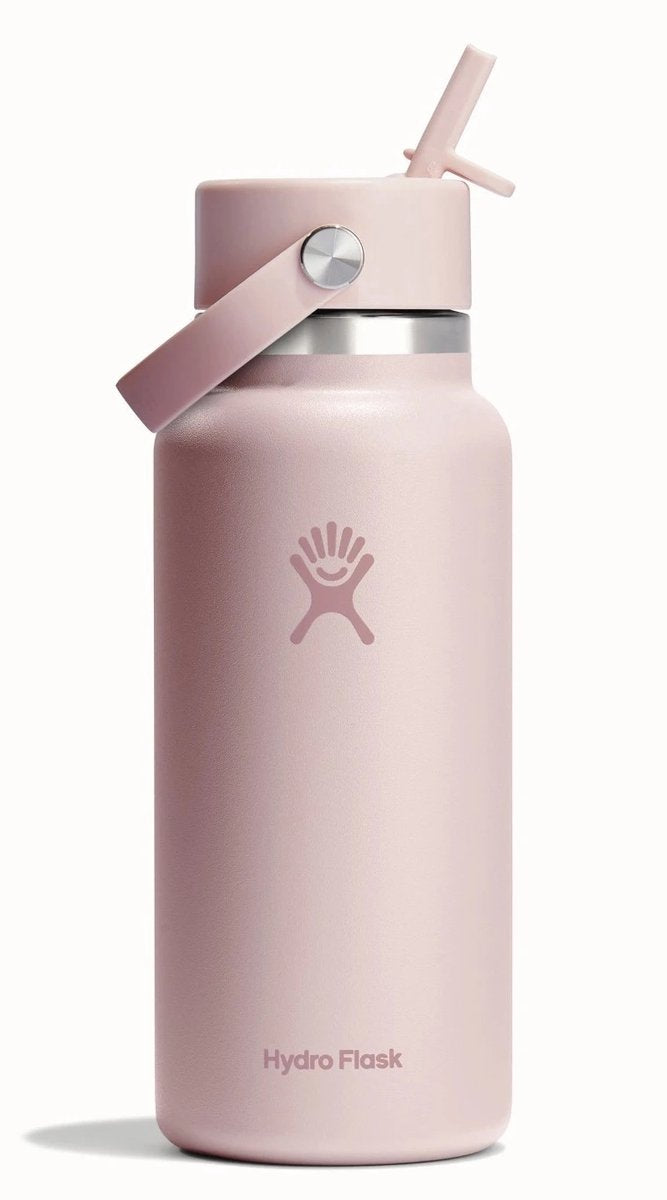 Gourde Hydro Flask à large ouverture avec bouchon en paille flexible (946 ml) - Trillium