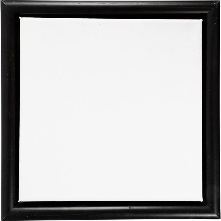 Toile d'entreprise Creativ avec cadre, dim. 20x20 cm, 280 gr, noir, blanc, 1 pièce