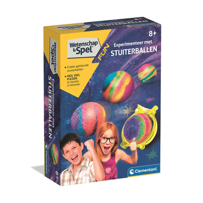 Le jeu scientifique de Clementoni fait vos propres balles rebondissantes