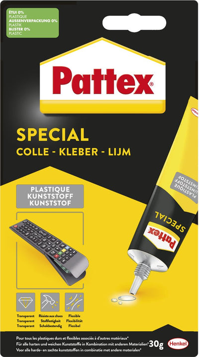 Pattex 1005155 - plastique spécial | 6 pièces