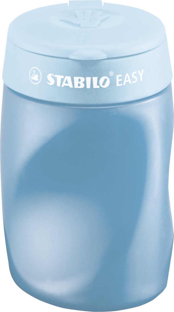 Stabilo easysharpener - taille-crayon ergonomique 3 en 1 - droitier - bleu - convient à tous les crayons