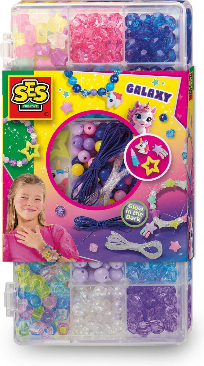 Ensemble de perles de bijoux SES Galaxy