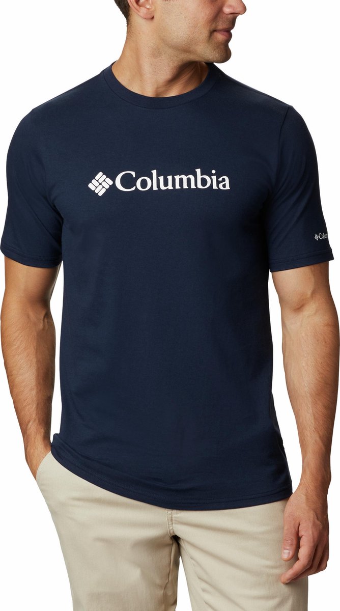 Columbia csc basic logo manches courtes - collegiate marine - homme - taille m