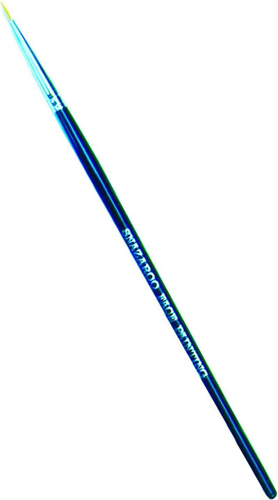 Snazaroo pinceau de maquillage fin rond noir