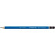 Crayon en bois 4b bleu noir staedtler mars lumograph 100