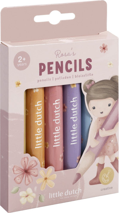Crayons Little Dutch rose - 6 pcs.