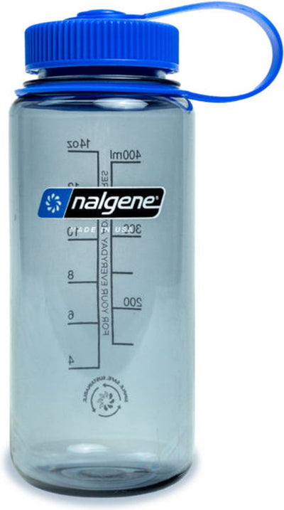 Nalgene - bouteille à large goulot - gourde - bouteille d'eau - étanche - 500 ml - sans bpa - sustain - gris