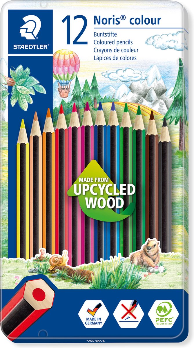 Crayon de couleur Staedtler noris, 12 couleurs