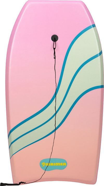 Bodyboard Waimea - slickbottom - 93 cm - rose bleu