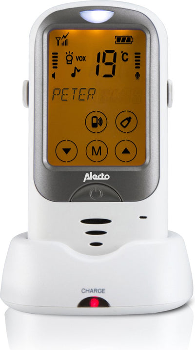 Extension de babyphone Alecto - dbx68bu - babyphone supplémentaire pour unité bébé dbx-68 et dbx68gs - blanc