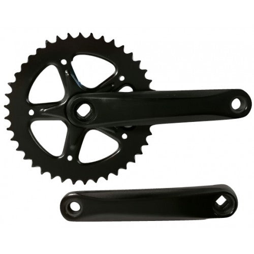 HZB CRANKET Schettingwell Aluminium 42T 1 8 + 3 32 170 mm -1 mm noir