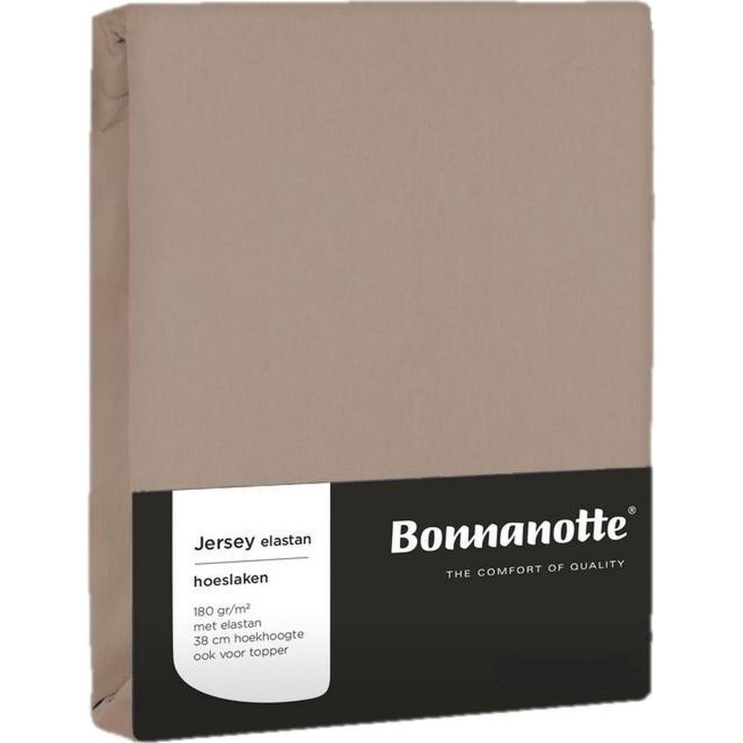 Bonnanotte drap housse jersey galet 90x200cm