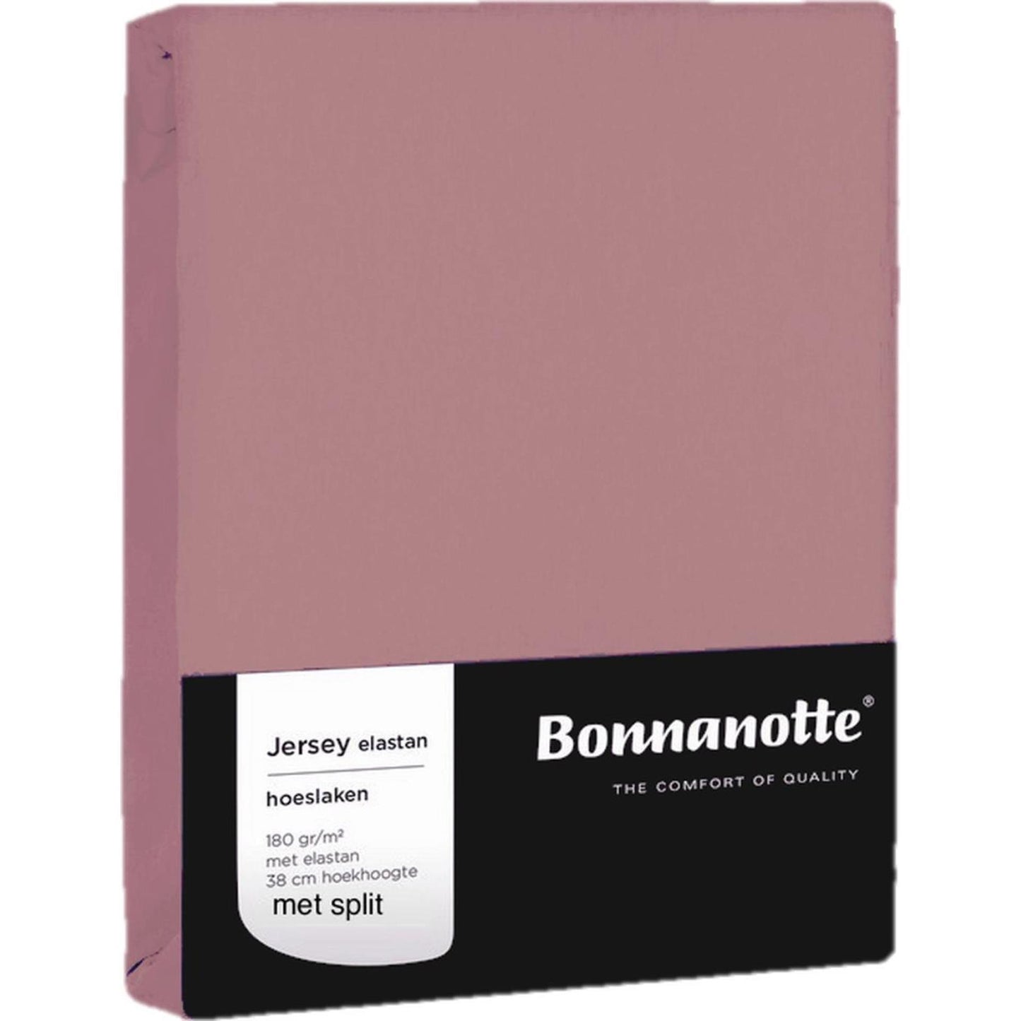 Bonnanotte drap housse jersey vieux rose 90x200cm