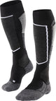 Falke sk2 chaussettes de ski chaudes et épaisses en laine fonctionnelle pour femme noir - taille 35-36