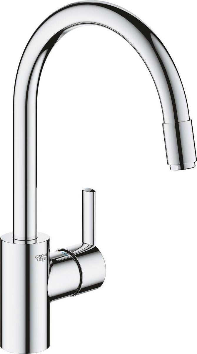 Robinet de cuisine Grohe quickfix feel 1 trou avec mousseur extractible chromé