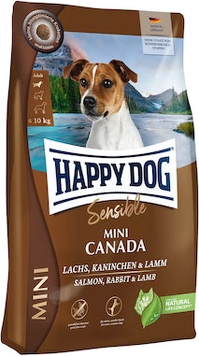 Happy dog sans céréales sensible mini canada 4 kg - chien