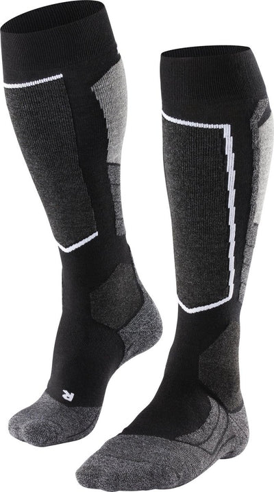 Falke sk2 chaussettes de ski chaudes et épaisses en laine fonctionnelle femme noir - taille 39-40