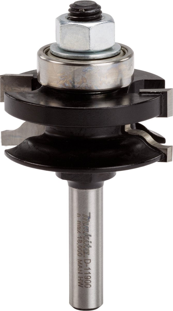 Makita accessoires profil contre-fraise + l. hm s8 - d-11900