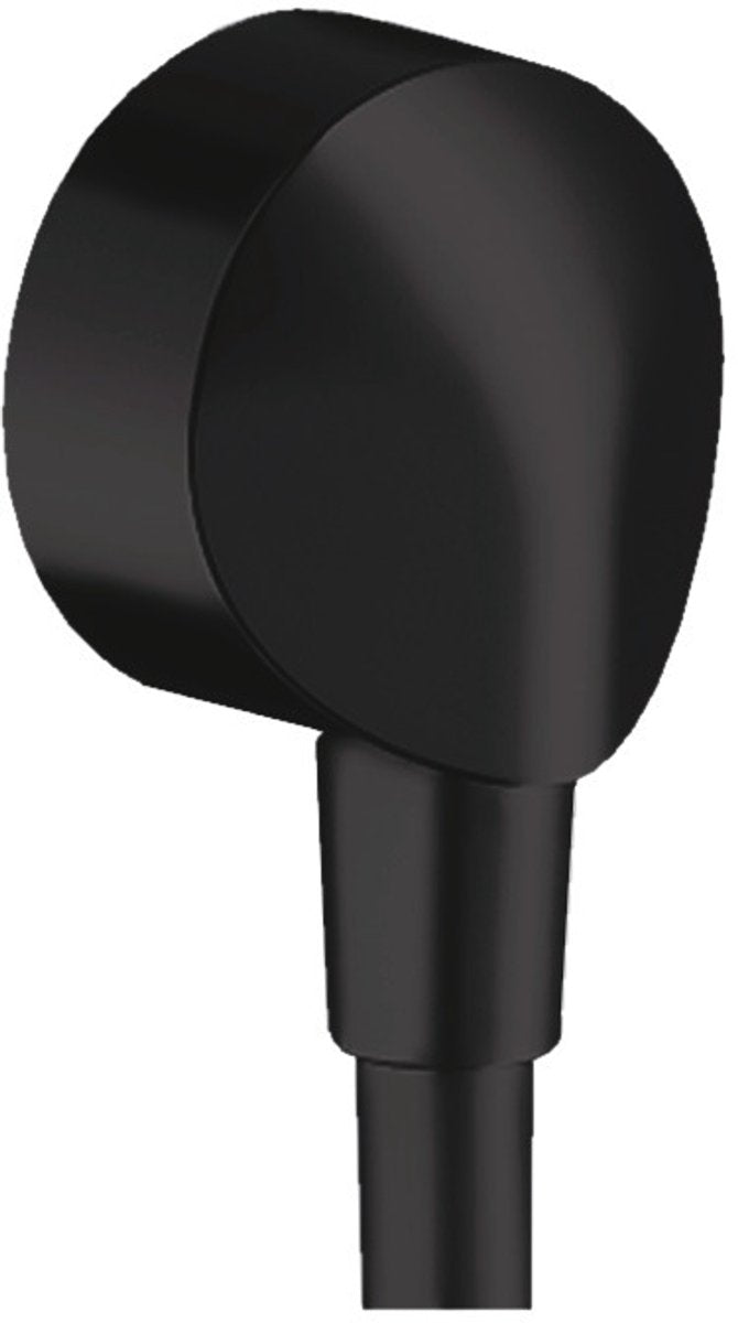 Hansgrohe fixfit coude de raccordement mural e sans clapet anti-retour noir mat