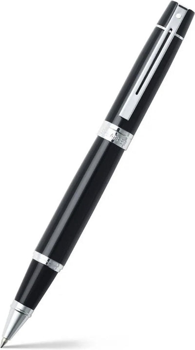 Roller Sheaffer - 300 - noir brillant et chrome - plume m - couleur d'écriture noir - sf-e1931251