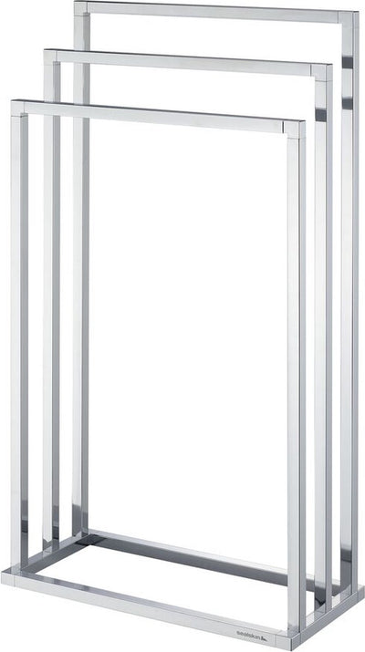 Tube Sealskin - porte-serviettes sur pied - pour 3 serviettes - chrome