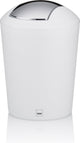 Poubelle pivotante Kela Marta - 1,7 l - blanc -