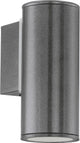Applique d'extérieur Eglo riga - gu10 - 16,5 cm - anthracite