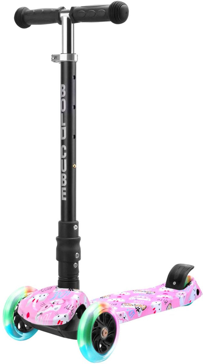 Boldcube grand scooter à trois roues - amour de chat