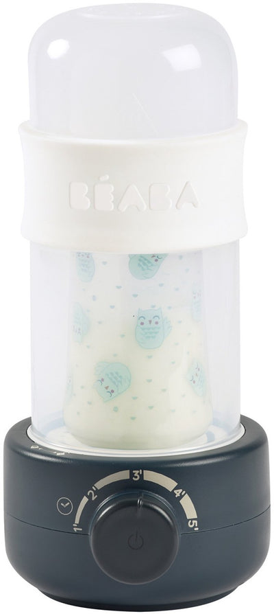 Béaba chauffe-biberon deuxième lait pour bébé on the go - chauffe-biberon - stérilisateur - bleu