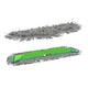 Serpillère plate polyvalente Greenspeed click'm c (50cm)