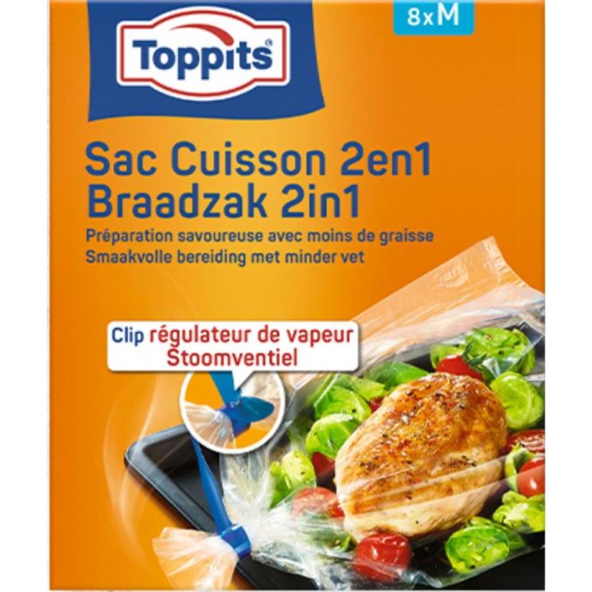 TopPits TopPits 2in1 élargir les sacs à vapeur m 8 pièces