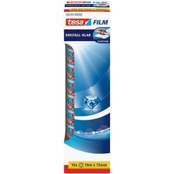 Ruban adhésif tesafilm transparent 15 mm x 10 m 10 rouleaux