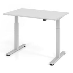 Bureau assis-debout Bach Hammerer vxmst mélamine gris