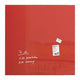 Tableau magnétique en verre artverum gl202 sigel 100x100cm rouge