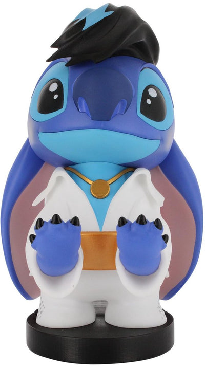 Cableguys Stitch Elvis - support de figurine pour téléphone | contrôleur | étui de chargement (attaches-câbles d'origine)