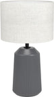 Lampe de table Eglo capalbio - e27 - 41 cm - coloris gris sable - céramique