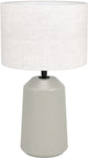 Lampe de table Eglo capalbio - e27 - 41 cm - couleur sable blanc - céramique