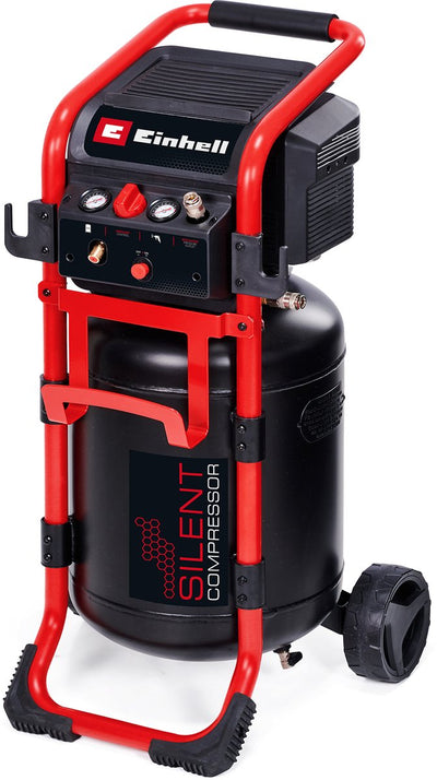 Compresseur électrique Einhell te-ac 270 50 silencieux - 1650 w - 10 bar - réservoir 50 l - capacité d'aspiration : 270 l min - 70 db (plus silencieux que les compresseurs normaux) - sans huile
