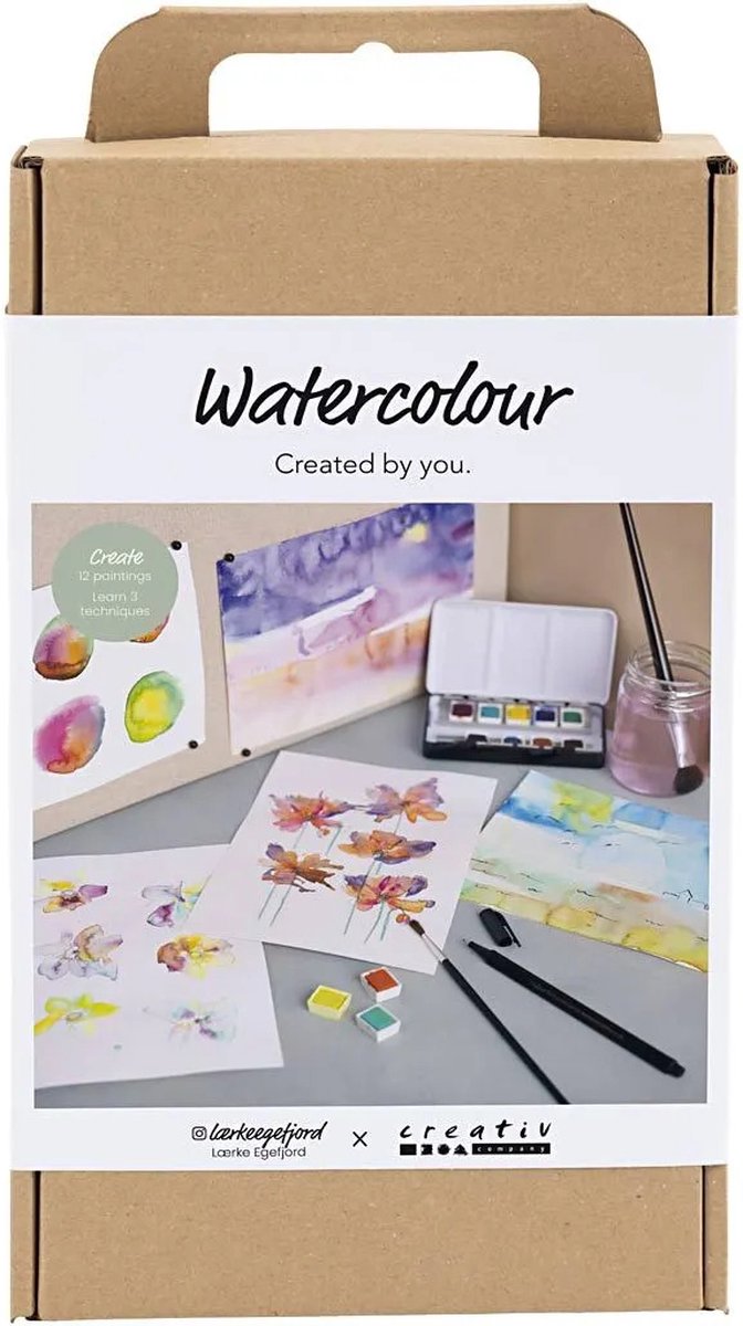 Creativ company hobby set aquarelle, 1 boîte