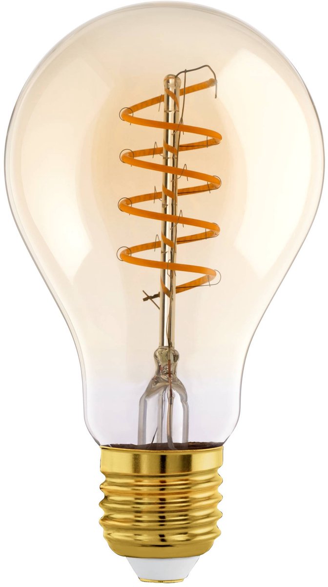 Lampe LED Eglo - E27 - ø 6 cm - ambre - 806 lumen - 2700k