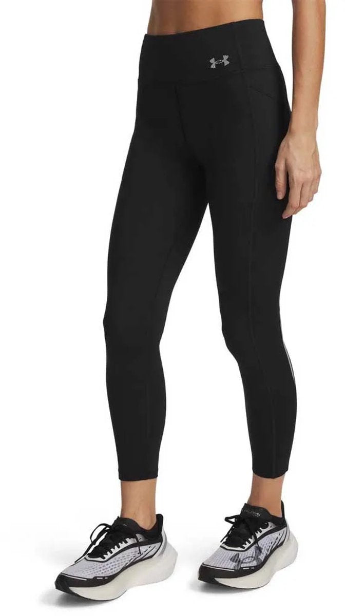 Under Armour UA Velociti Ankle Tights-blk Legging de sport pour femme - noir - réfléchissant
