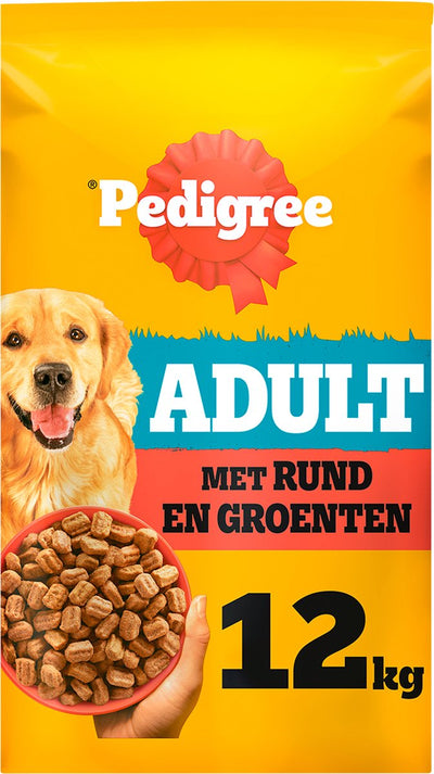Pedigree Adulte avec du bœuf et des légumes