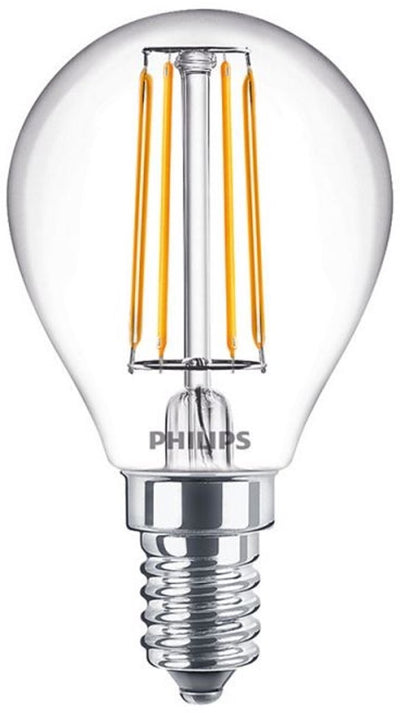 Philips LED Philips - Master Value LEDluster E14 Ball Filament Transparent 3,4W 470lm - 927 Blanc Très Chaud | meilleur rendu des couleurs - dimmable - remplace 40w