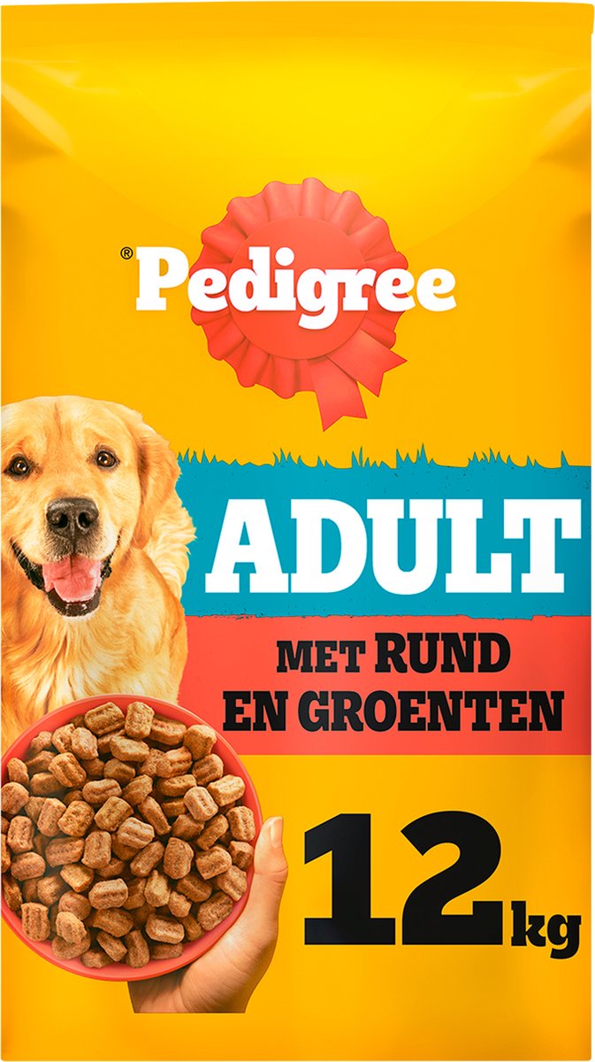 Pedigree Adulte avec du bœuf et des légumes