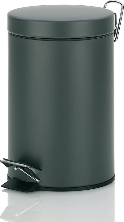 Poubelle à pédale Kela Monaco - 3 l - gris foncé -