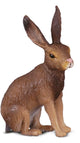 Figurine Collecta - lièvre brun - (s) - animaux de la forêt - peint à la main - miniature